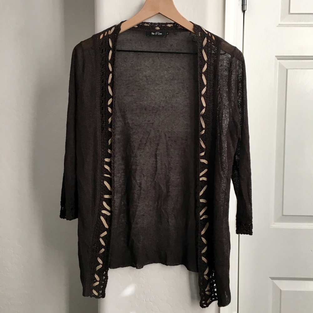 Nic + Zoe Open Cardigan Size medium
